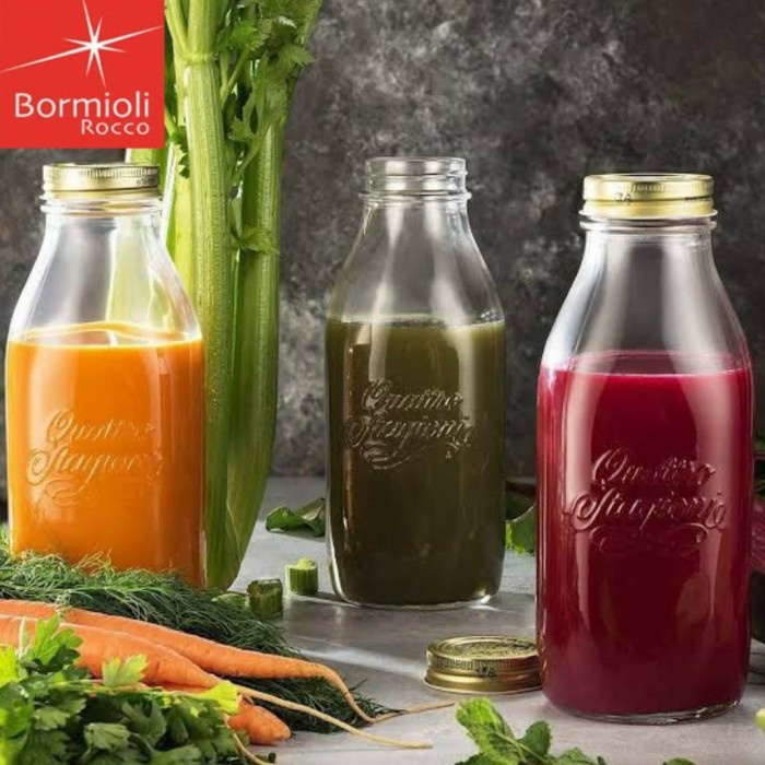 

Unik Mason Bottle 1.0L Decanter Bormioli Rocco Mason Drinking Jar Diskon