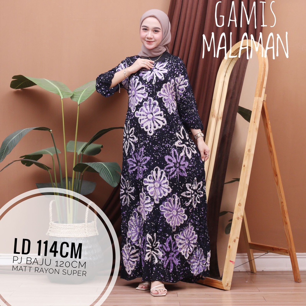 Gamis rayon malaman gamis busui madong WARNA