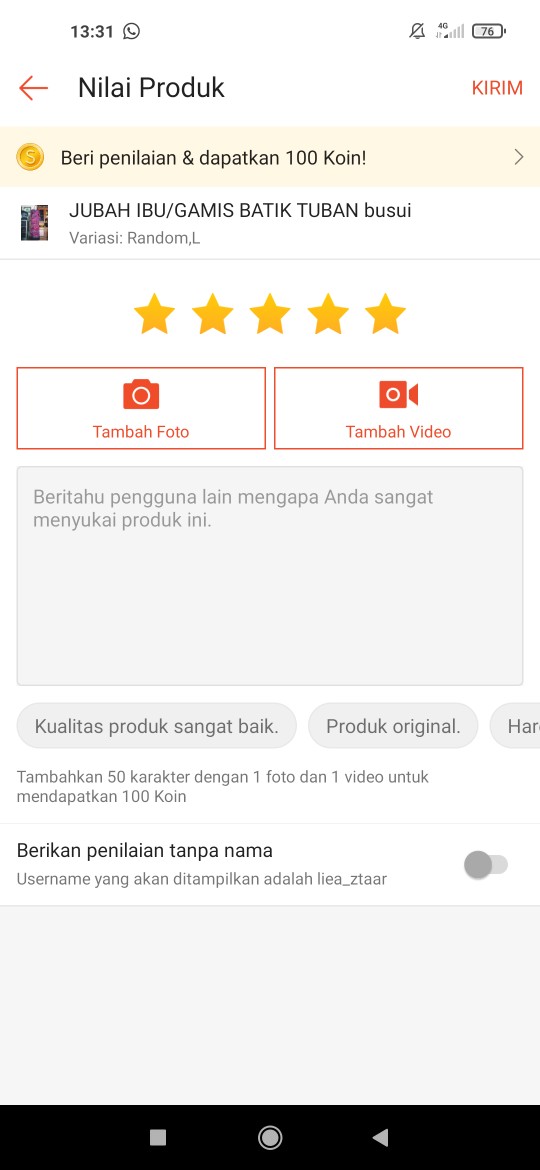 Jubah Ibu/gamis Batik Tuban Busui