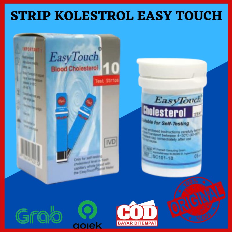 Cod Easy Touch Easytouch Strip Alat Cek Kolesterol Kolestrol Cholesterol