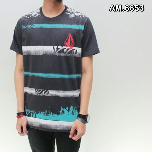 KAOS / T-SHIRT / BAJU MURAH / GROSIR Volcom Fullprint AM.6853 LENGAN PANJANG / LENGAN PENDEK