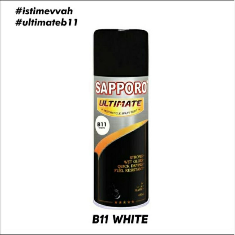 Cat Semprot Sapporo B11 White / Saporo Putih / pilok / Pylox