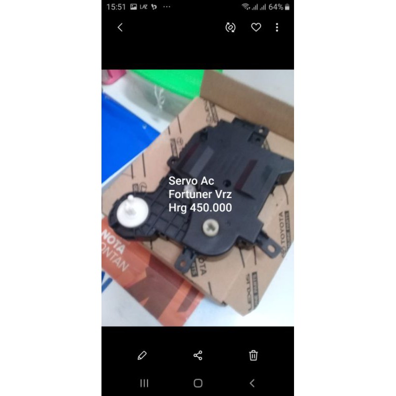 Servo Ac,Ready,Fortuner Vrz