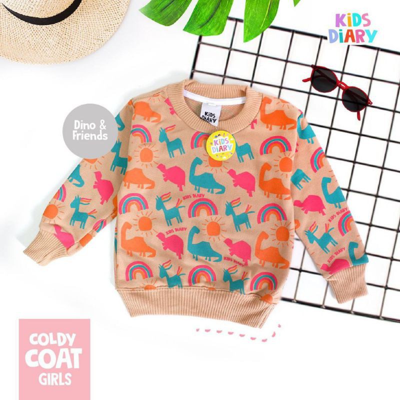 Sweater Coldy Coat Girls Kids Diary