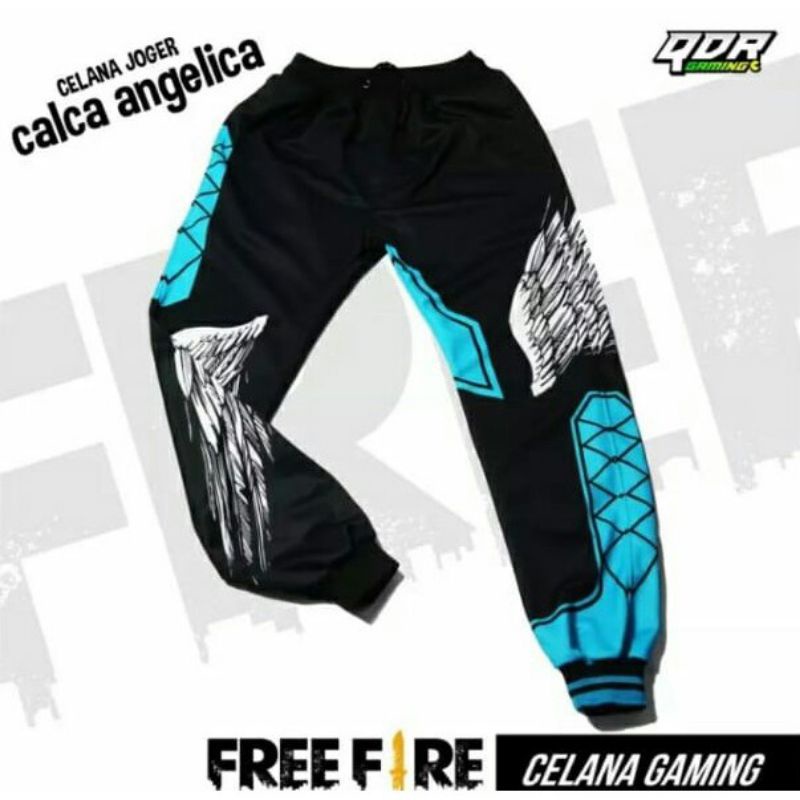 Celana Angel Joger Enjel Ff Terbaru Qdr Gaming Free Fire Kekinian / Joger FF Terbaru Calca Angelica 