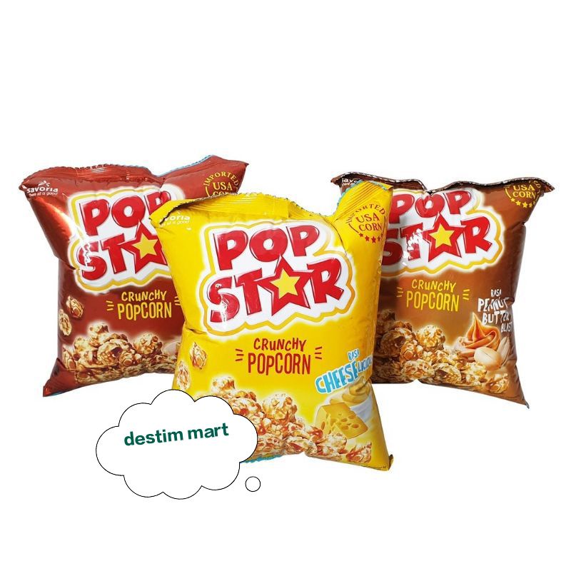 

popstar crunchy popcorn 35g
