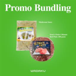 

Ultimate US Beef Patty Burger Steak Bundling Mushroom Sauce Svenschoice
