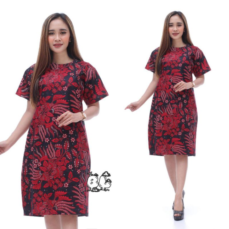 DRESS BATIK COUPLE TERLARIS TERMURAH TERHITS MASA KINI-Dress manggar abang