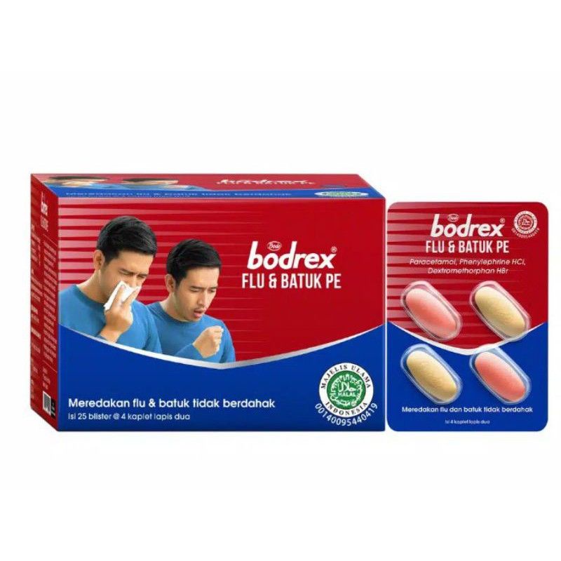 Bodrex Flu Batuk PE ll Bodrek Obat Flu Batuk
