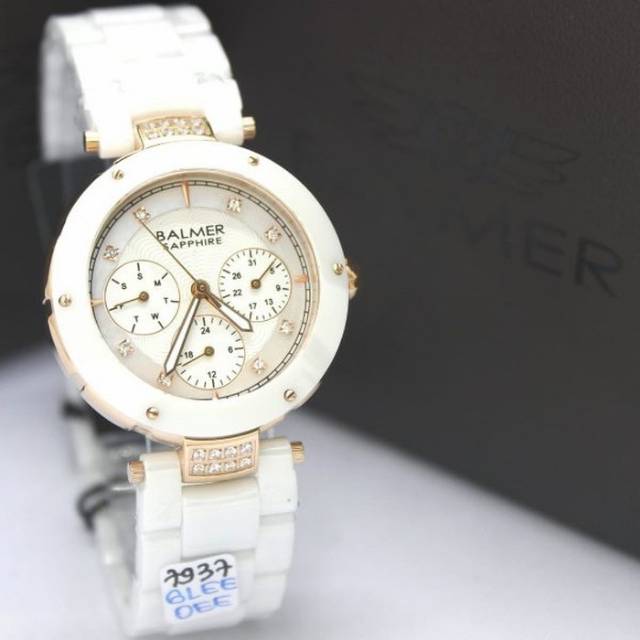 Jam Tangan wanita BALMER 7937 Original Keramik