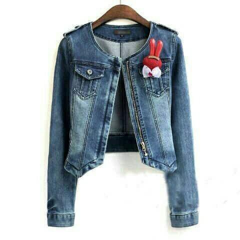 Jaket Jeans Wanita Lea