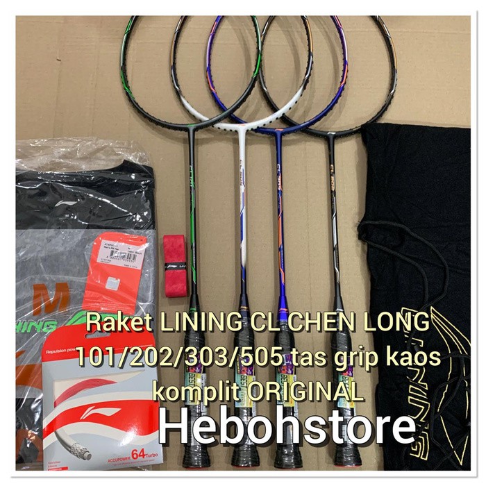 Raket badminton LINING li ning CL CHEN LONG 101/202/303/505