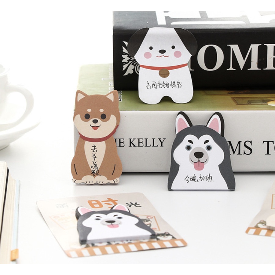 

sticky note motif anjing/ sticky notes murah/ sticky notes lucu/ sticky note unik/ sticky notes
