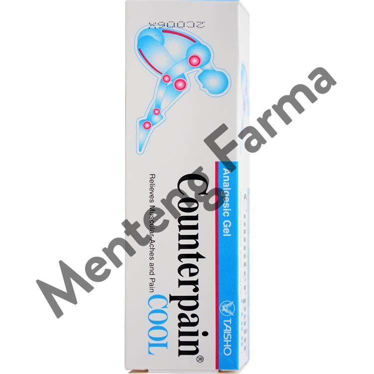 Counterpain Cool 30 Gr - Gel Analagesik Pereda Nyeri Otot Keseleo Memar dan Punggung