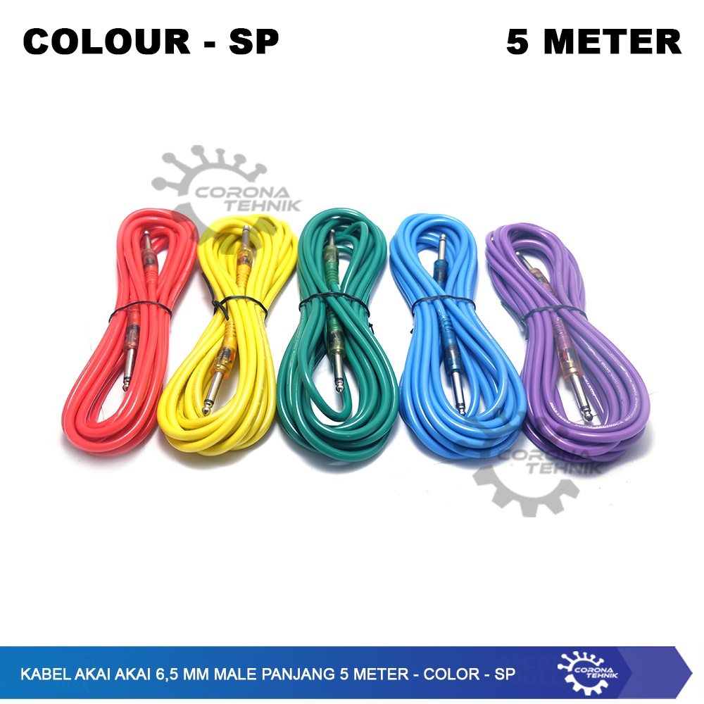 SP - Kabel Akai Akai 6,5 mm Male Panjang 5 Meter - Color