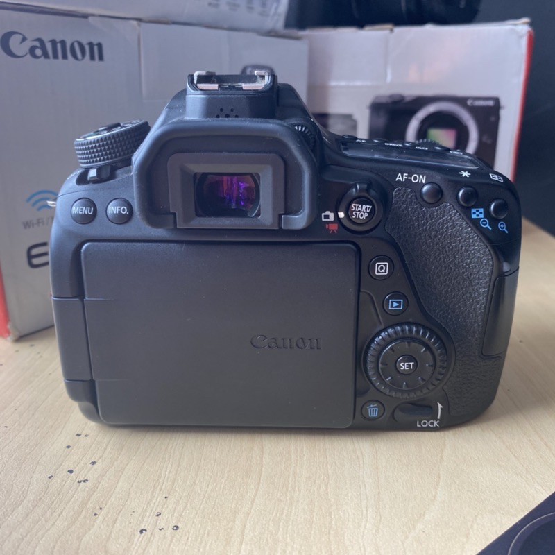 kamera dslr Canon eos 80D body only fullshet box - Kamera semi pro - kamera murah-3