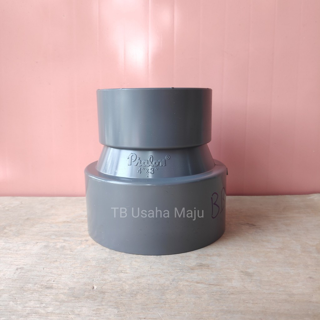 Fitting Pipa PVC Reducer Reducing Socket 4" x 3" RUCIKA / Pralon