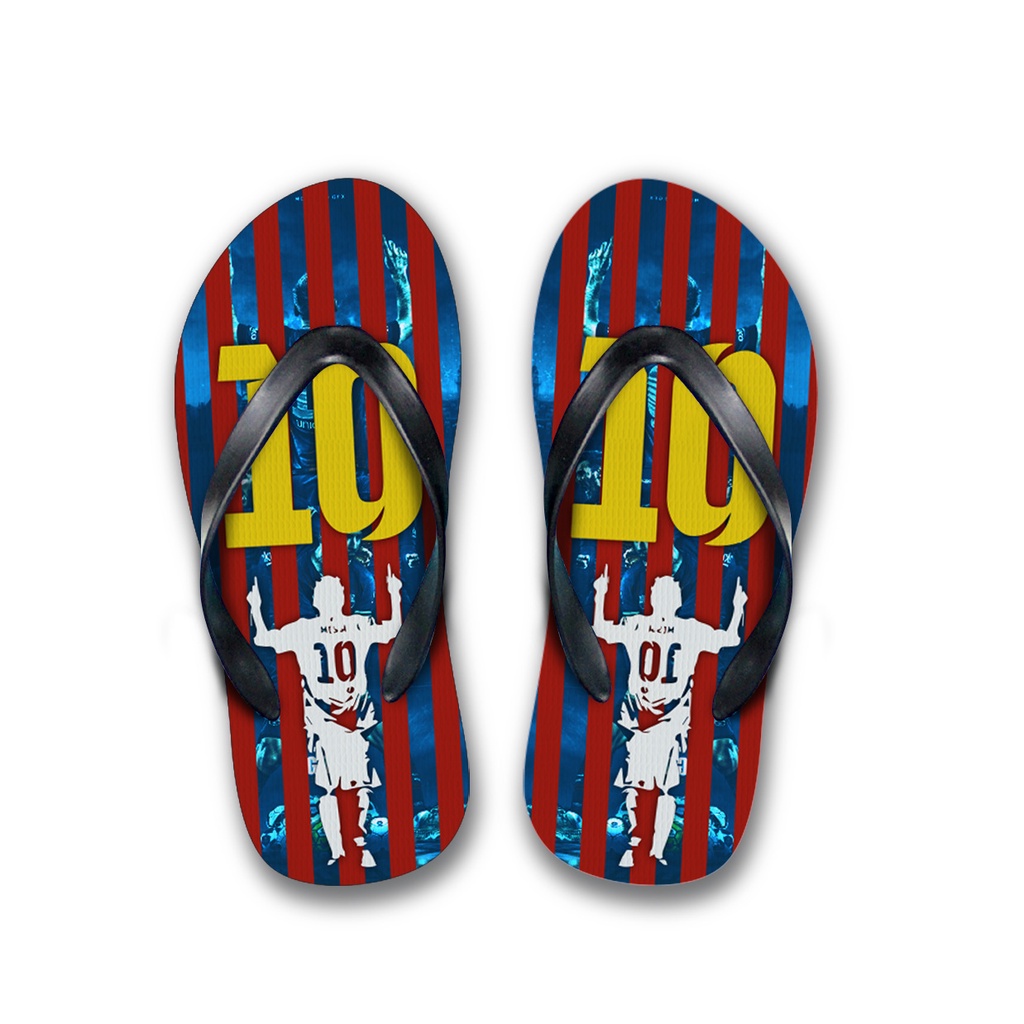 SANDAL JEPIT DEWASA LAKI LAKI BARCA MESSI