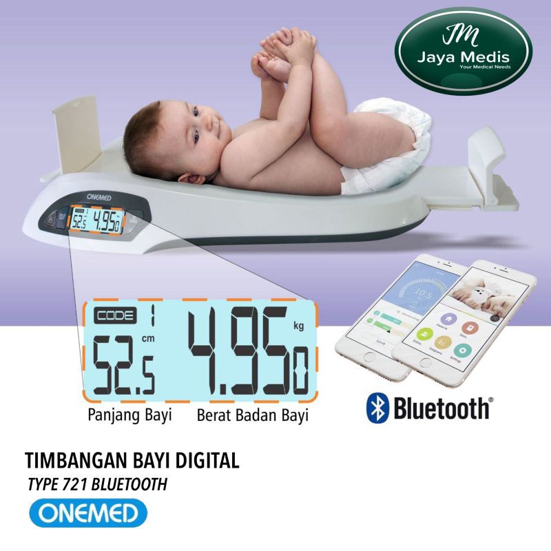 Timbangan Bayi Digital Type 721 Bluetooth - Onemed