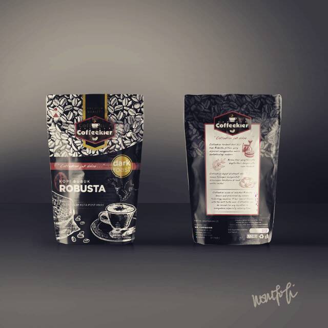 

COFFEEKIER KOPI BUBUK ROBUSTA KHAS PONTIANAK 250 GR