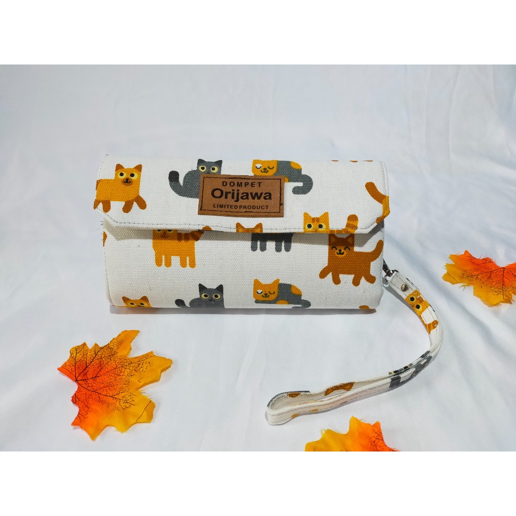 Orijawa Dompet Pintar Dompet Multifungsi Dompet Orijawa Motif Kuning Sabana (FREE GIFT)