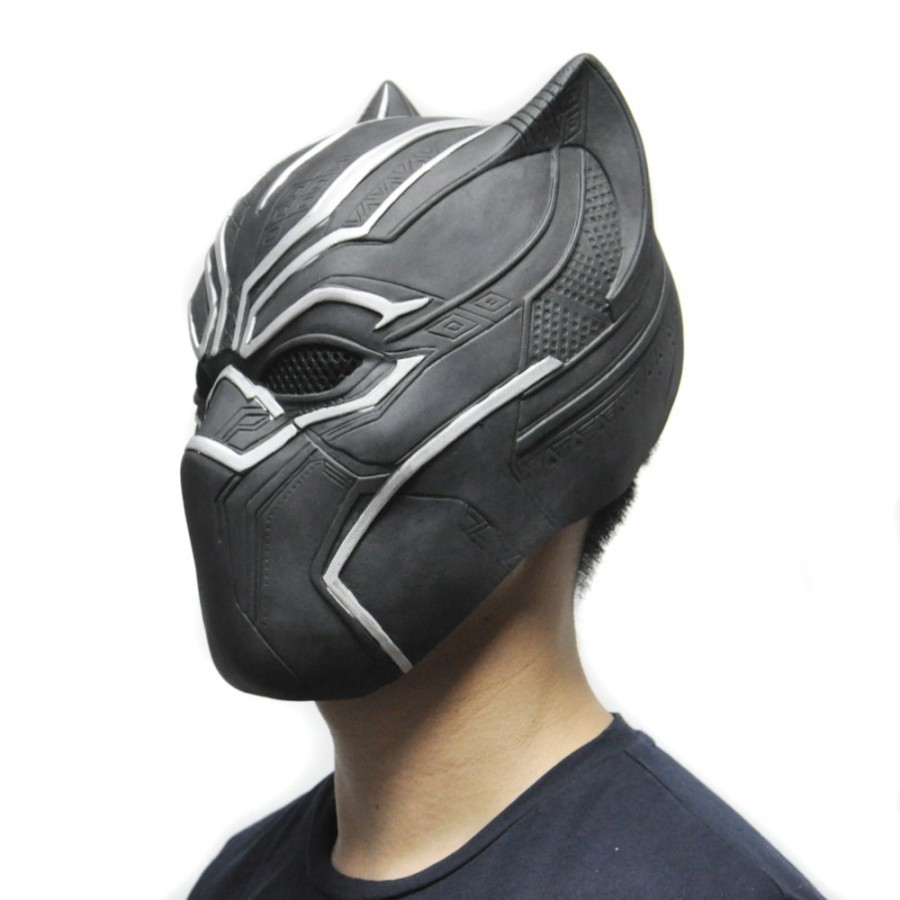 Topeng black panther marvel panter avenger