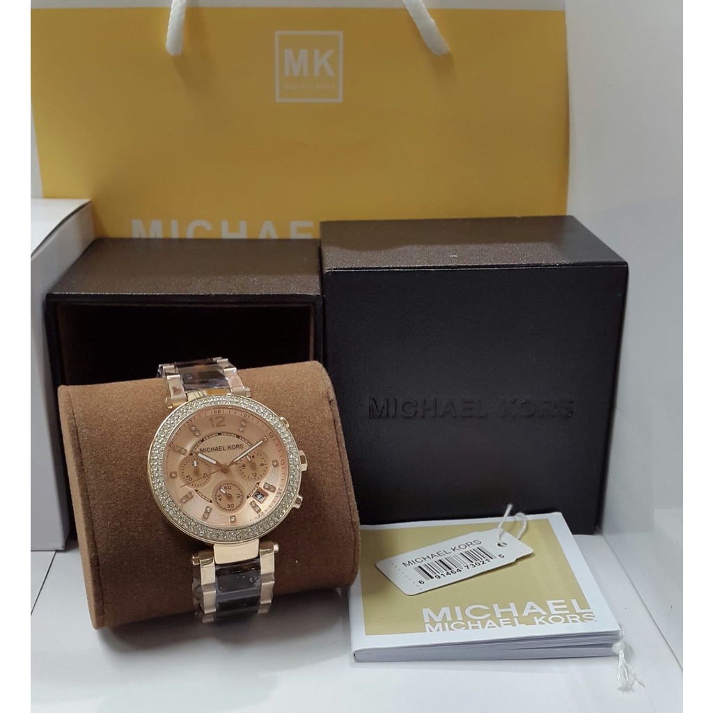 Jam Tangan Michael Kors MK Chono Aktif Plus Gelang dan Box ORIGINAL PROMO