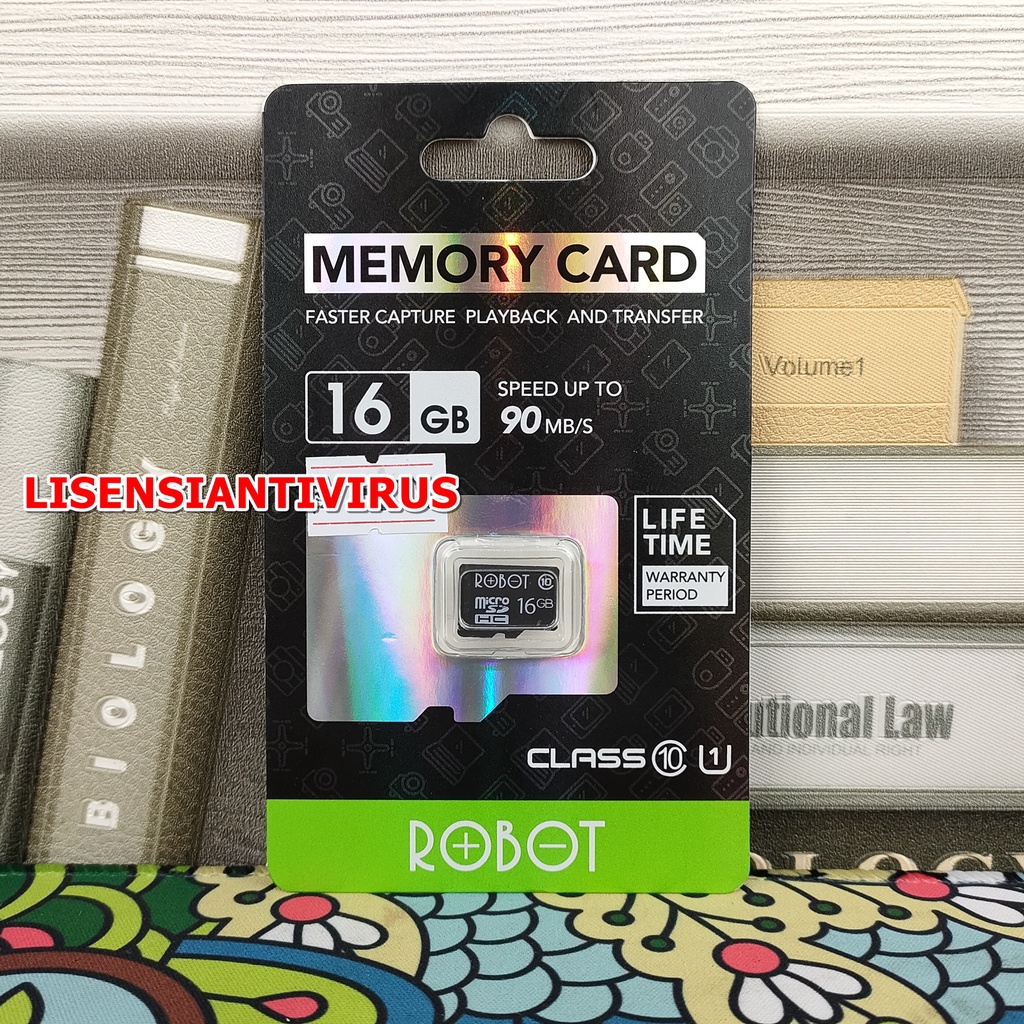 Robot MicroSD 16GB Micro SD 16GB Class 10 Kartu Memori HP Micro