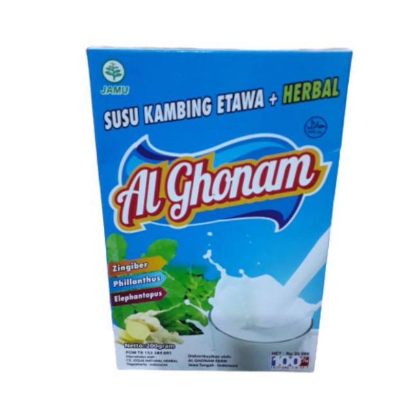 Susu Kambing Etawa Al Ghonam plus Herbal 200gr