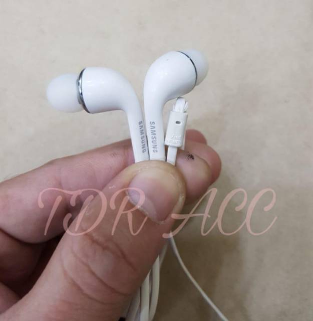 HANDSFREE - EARPHONE - HEADSET SAMSUNG J5 MADE IN VIETNAM KARET EXTRA BASS KUALITAS 100% CABUTAN COPOTAN