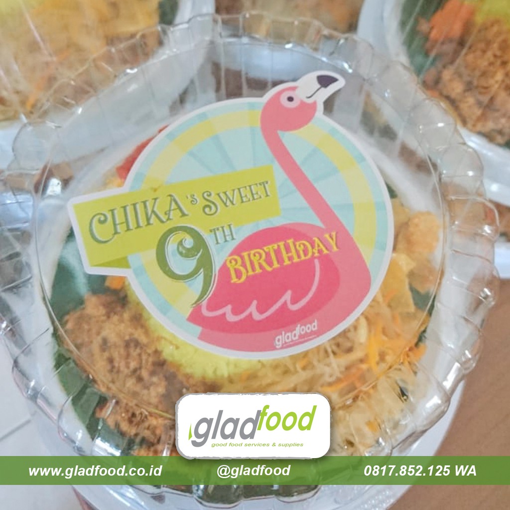

TUMPENG MINI NASI KUNING CUSTOM STIKER