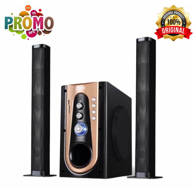 Speaker Aktif Bluetooth GMC 886P Multimedia Radio Extra Bass Sound Original