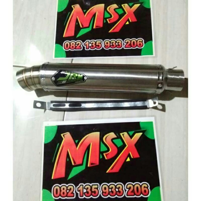 silencer knalpot JRM panjang silencer knalpot only inlet 50