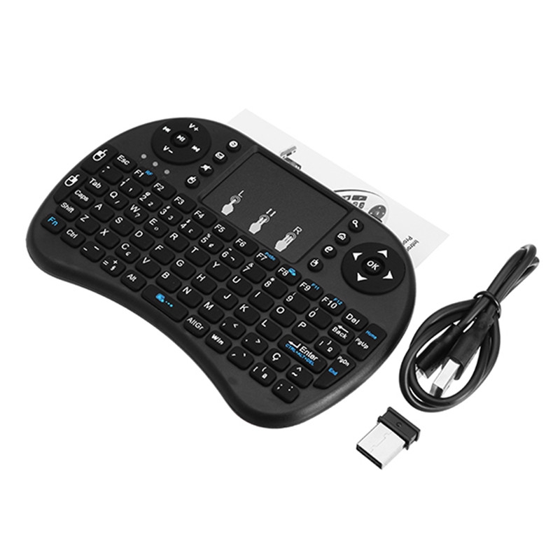 Keyboard i8 Mini Wireless Keyboard Touchpad for KODI Android PC and TV Box MXQ Remote