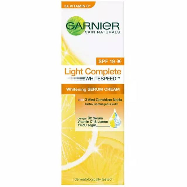 Garnier Light Complete White Speed Serum Cream SPF19 YUZU 20 ml TUBE