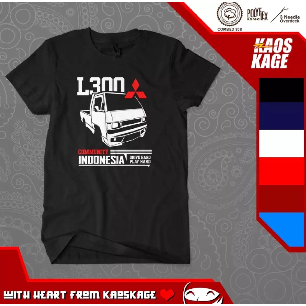 OFFICIAL RDCA(COD) KAOS L300 COMMUNITY INDONESIA / KAOS MITSUBISHI L300