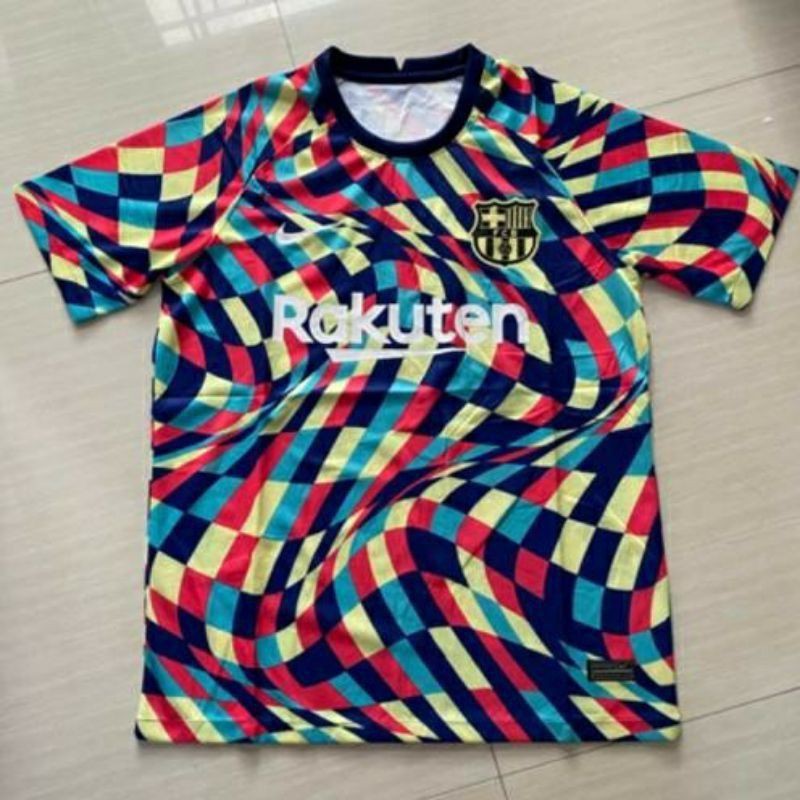 Jersey Barcelona Training Prematch Gradasi 2021 Grade Ori Official
