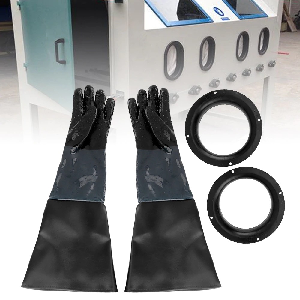 Termurah>> HOLDWIN Sand blasting gloves sand blaster glove ...