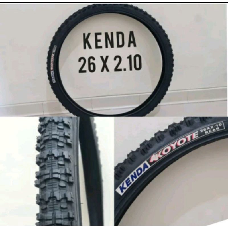 Ban luar kenda koyote 26 x 2.10 rear tire mtb tire sepeda mtb federal 26 inch