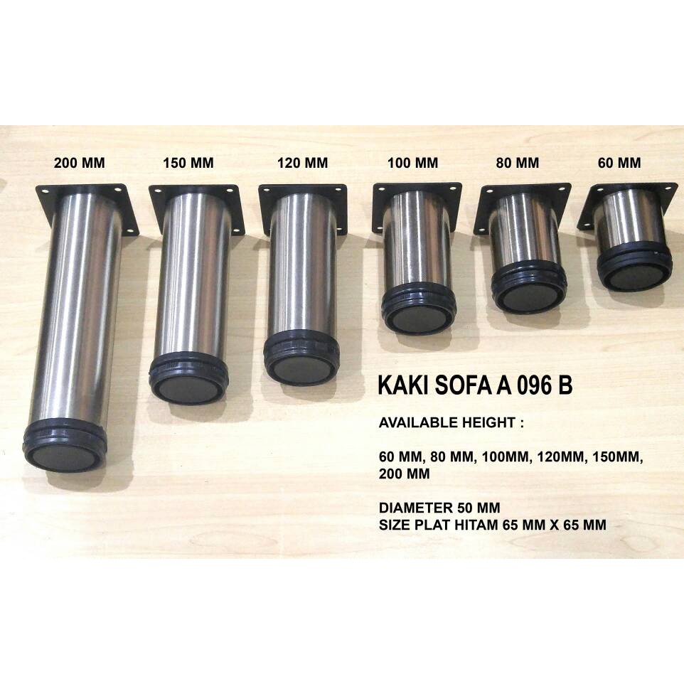 Kaki Sofa 15 Cm Bulat Stainless steel