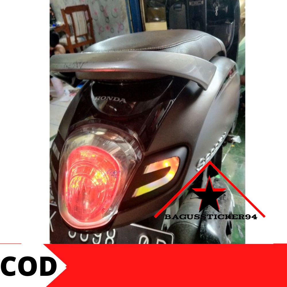 Stiker Sein motor Scoopy 2017-2020 / Stiker Sein Scoopy Motif keren / Stiker matic Sein Scoopy Custo