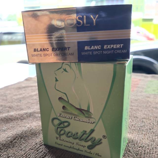 Gosly Cream Day and Night + Sabun Gosly Timun Asli 100%  / PAKET  