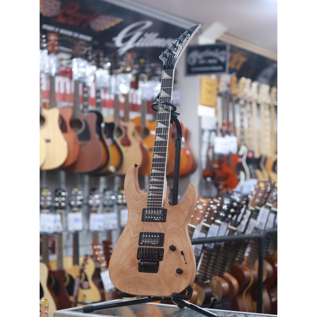 Jackson JS Series Dinky Archtop JS32 - Amaranth FB Natural Oil / JS 32