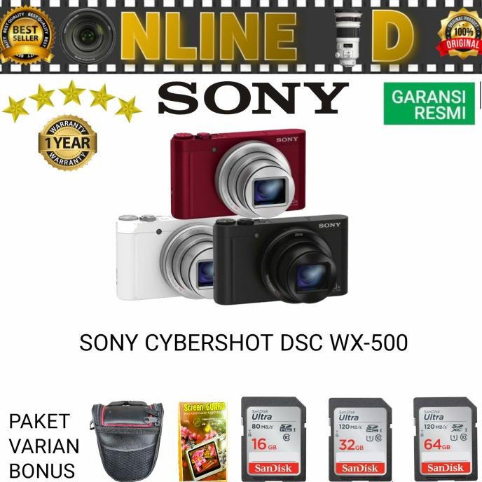 SONY CYBERSHOT DSC-WX500 / KAMERA SONY WX-500 / SONY WX500