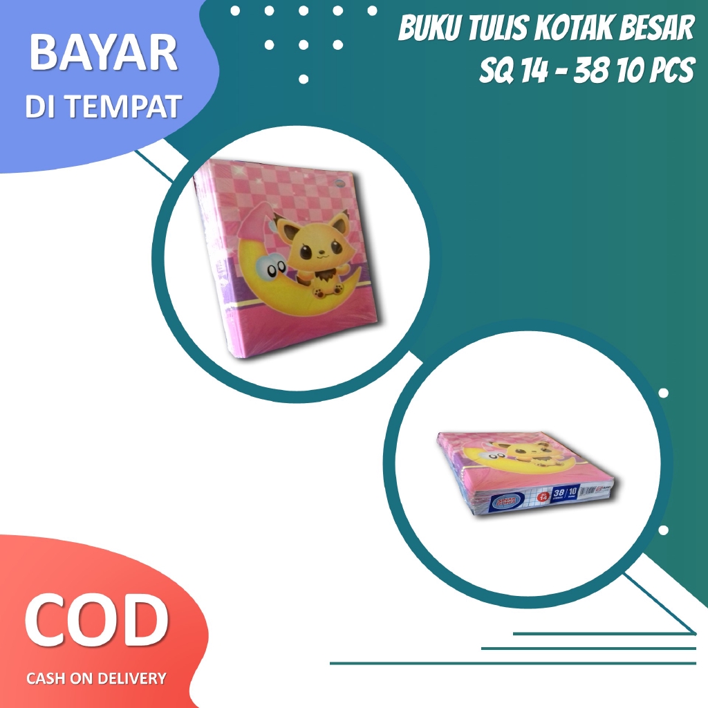 

Buku Tulis Kotak Besar Isi 38 Lembar 1 Pack
