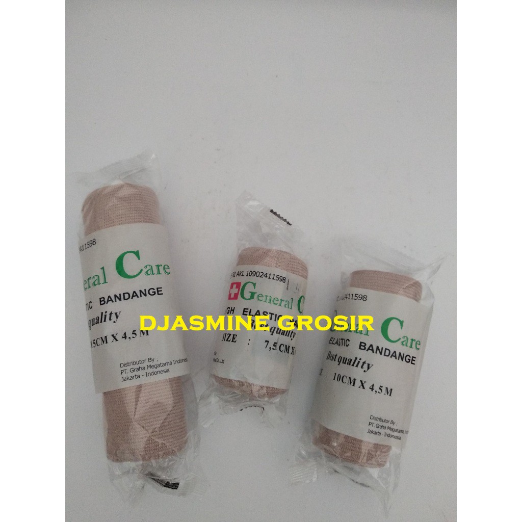 Elastic Bandage General Care / Perban Elastis Gc Uk 3' 4' 6'