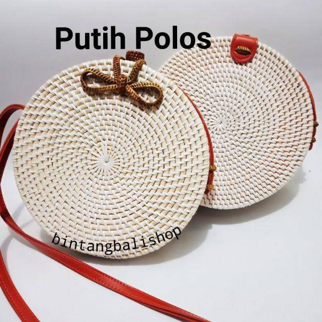  Tas  Rotan  Putih Tali Adjustable Shopee Indonesia