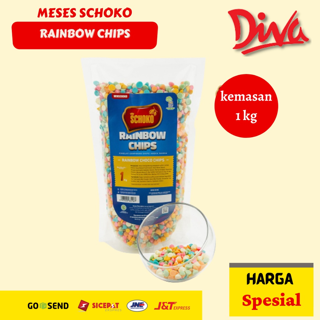 [1kg] Schoko Rainbow Compound Chips