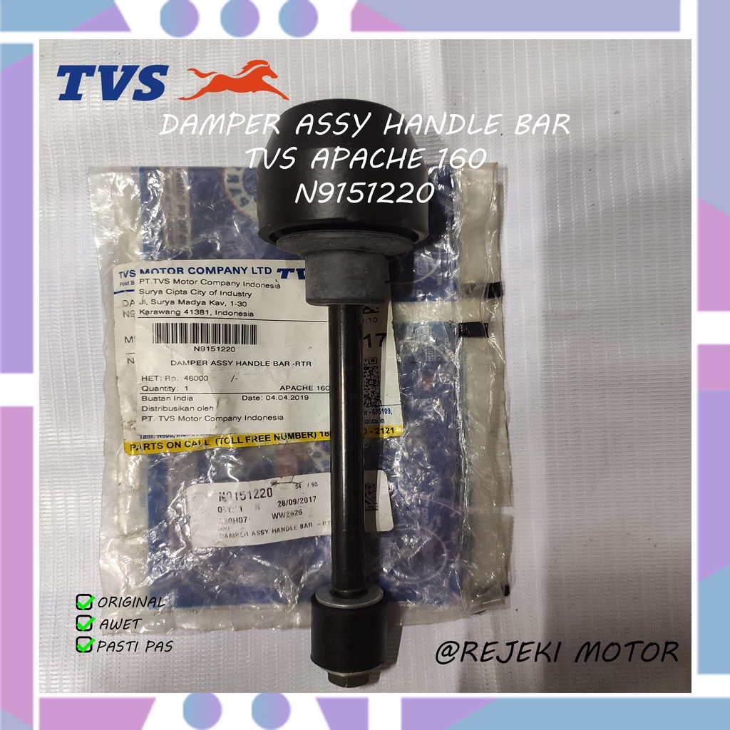 DAMPER ASSY HANDLE BAR TVS APACHE RTR160 /APACHE RTR 200 N9151220 #