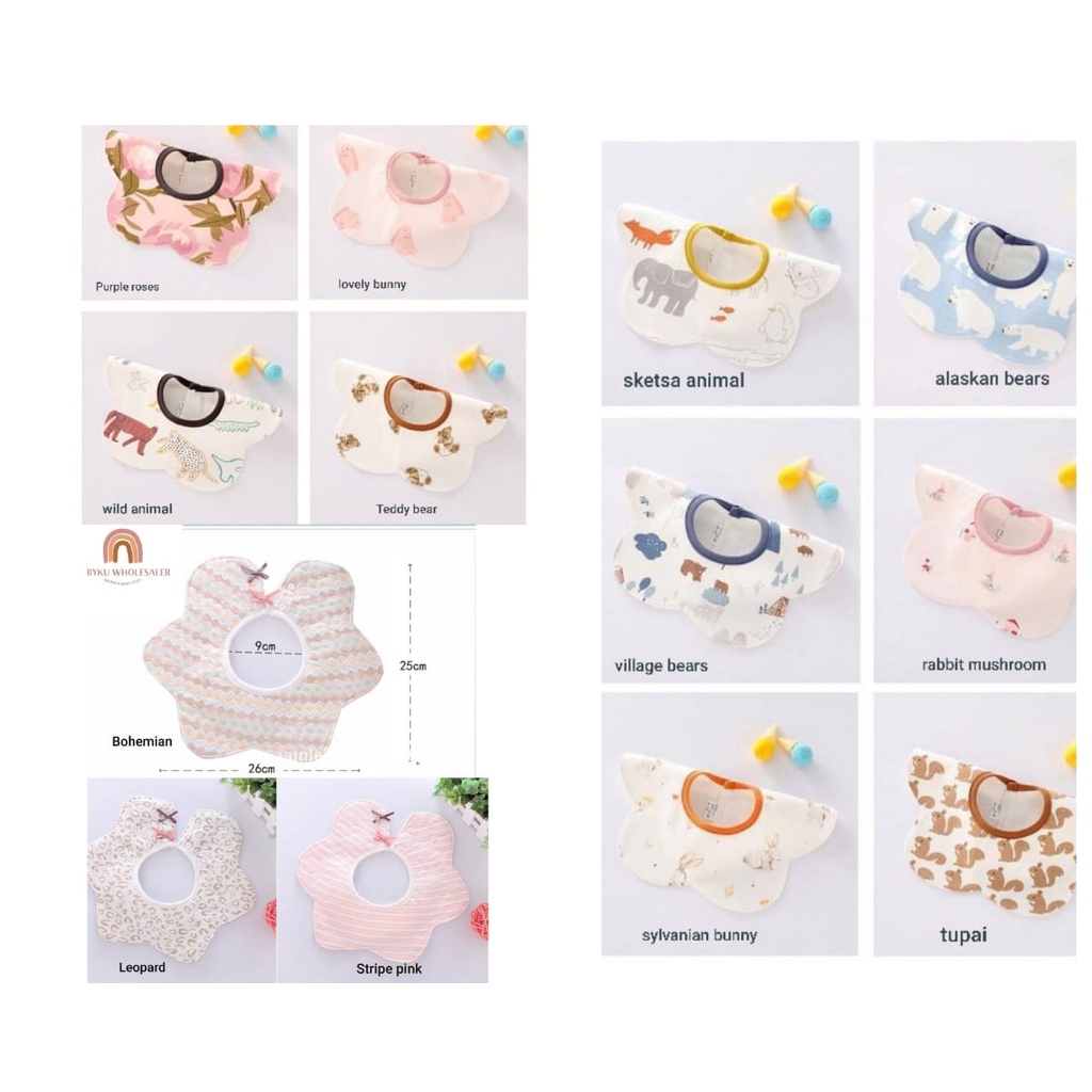 Celemek slabber bayi 360 / Baby bibs / Scarf slabber bayi